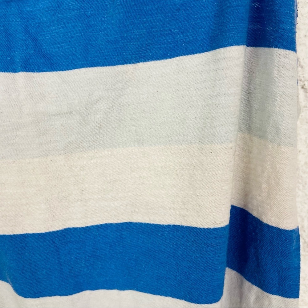 American Eagle Outfitters Blue and White Striped cotton Tank Top size large - Picture 4 of 12